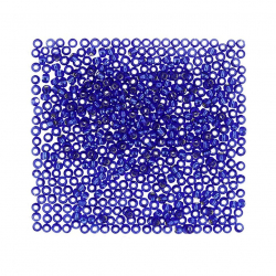 Бисер Япония "TOHO" 11/0  круглый 2  2.2 мм 5 х 5 г №0028 яр.синий