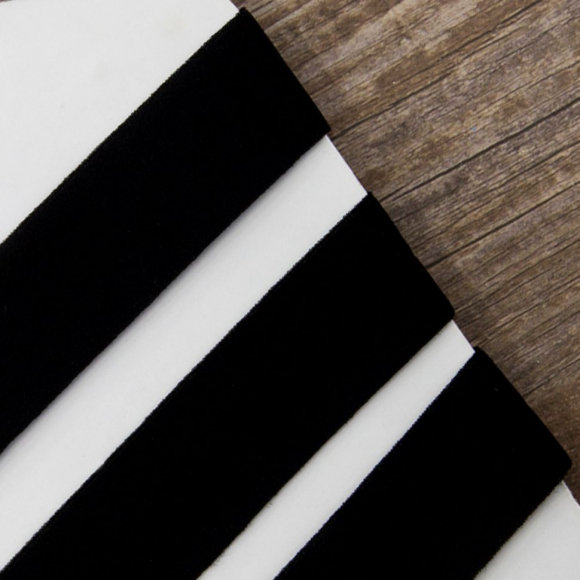 177550_Резинка-бейка, 20 мм, цвет черный