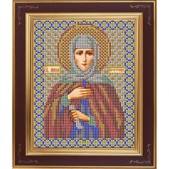 Набор для вышивания бисером GALLA COLLECTION арт.М 205 Св. Анна 12х15 см Набор для вышивания бисером GALLA COLLECTION арт.М 205 Св. Анна 12х15 см