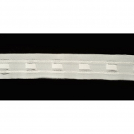 Лента шторная 32мм сборка: карандаш арт.09с3546 цв. белый рул. 100м