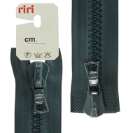 30597_Молния riri тракторная разъёмная 2 замка, 8 мм, 75 cм, цвет 2723, темно-зеленый