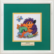 91095_Вышитая картина "Сам себе портной"