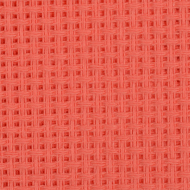 Канва для вышивания крупная арт.854 (10х44кл) 40х50см цв.коралл