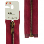 39184_Молния металл разъёмная, 1 замок, AT, 5 мм, 60 см, цвет тесьмы 2411, бордовый