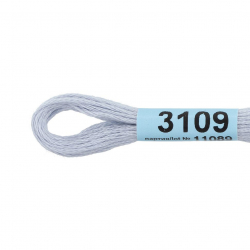 Нитки для вышивания Gamma мулине (3071-3172) 100% хлопок 24 x 8 м цв.3109 бл.сиреневый
