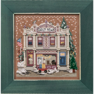 Набор для вышивания бисером "Рождественская деревня: Ежедневные новости" Набор для вышивания бисером "Рождественская деревня: Ежедневные новости"