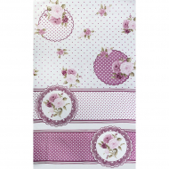 Ткань ранфорс Розовые мечты, арт.WH 10791-v03, 130г/м?,100% хлопок, шир.240см, цв.брусника, уп.3м