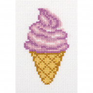 Набор для вышивания KLART арт. 12-013 Мороженое 8х11,5 см