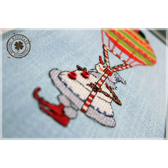 Набор для вышивания "Новый год к нам мчится"