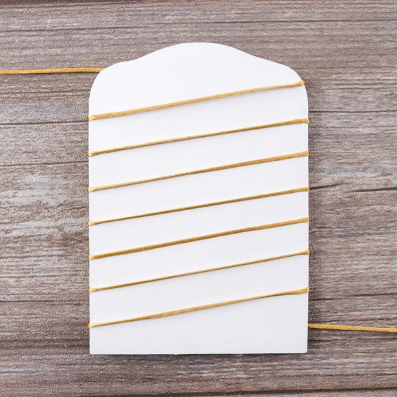 19357_Шнур атласный SAFISA 1,5 мм, 25 м, цвет 54, бежево-золотистый