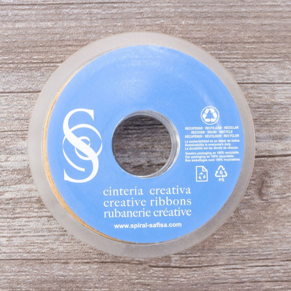 19357_Шнур атласный SAFISA 1,5 мм, 25 м, цвет 54, бежево-золотистый