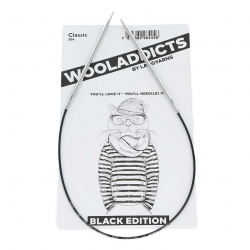 168053_Спицы круговые супергладкие WOOLADDICTS Classic №6, 120 см