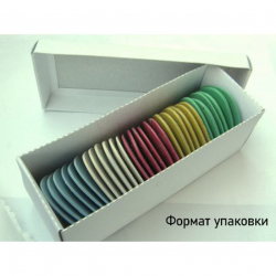 Мел портновский овальный МОВ.30Р Восковой цв.розовый, уп.30шт