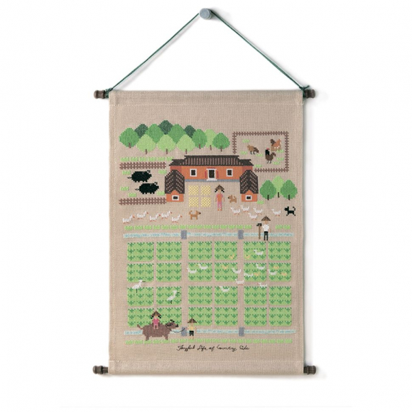 163820_Набор для вышивания "Счастливая жизнь за городом"