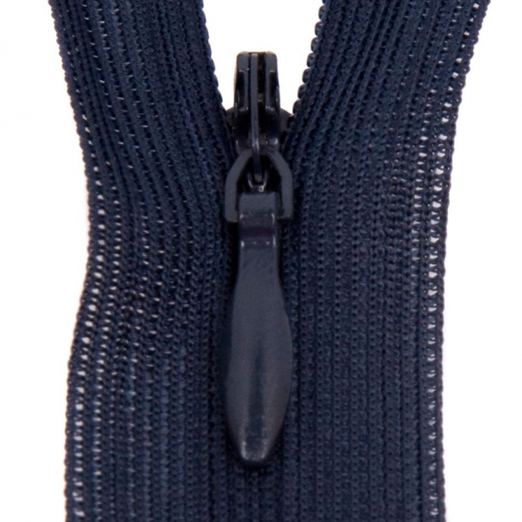 Молния потайная нераз 35см S-083 синий темный SBS уп.100шт