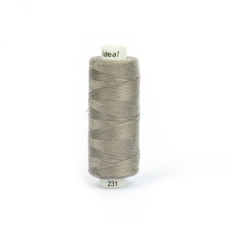 Нитки IDEAL бытовые 40/2 полиэстер 366м цв.231 серый