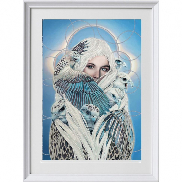 Рисунок на ткани КОНЁК арт. 8507 Соколиный оберег 29х39 см