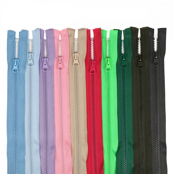 Молния MaxZipper трактор №5 1 замок усил.зв., 80см АССОРТИ №2 уп.10цв х 5шт
