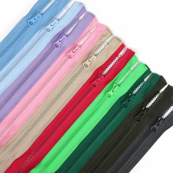 Молния MaxZipper трактор №5 1 замок усил.зв., 80см АССОРТИ №2 уп.10цв х 5шт