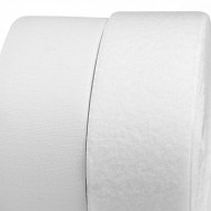 Лента липучка TBY пришивная кач.С шир.100мм цв.F101 белый уп.25м (пара)