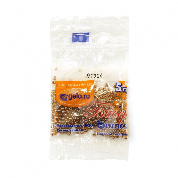 Бисер №10, 5 г., цвет 91004