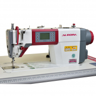 Прямострочная промышленная швейная машина Aurora A-7EH (Дизайнерские строчки, два подвижных ножа)