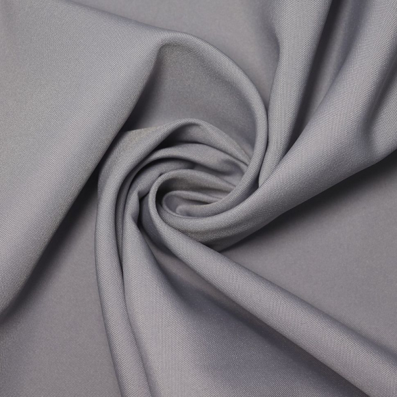 Ткань Габардин 180 г кв.м 100% полиэстер шир.148 см арт.Р.15314.09 цв.09 серый уп.25м