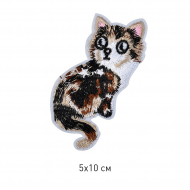 Термоаппликации арт.TBY-2189 Котенок 5х10см, уп.10шт