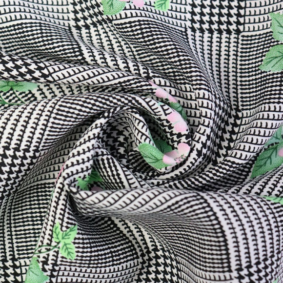 Ткань Штапель 105 г/м? 100% вискоза шир.150 см арт.Р.21095.01 цв.01 серый уп.25м