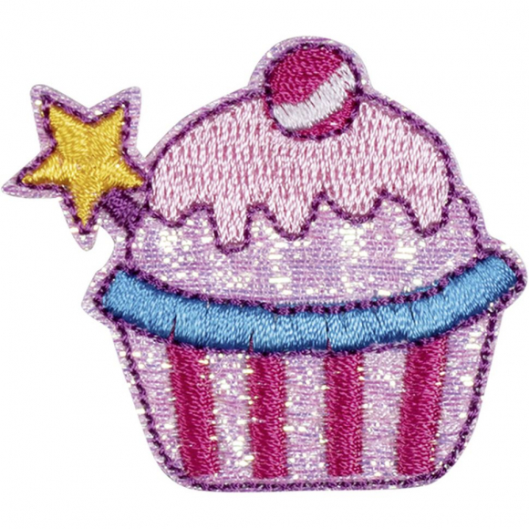 Термоаппликация "Маффин со звездой"