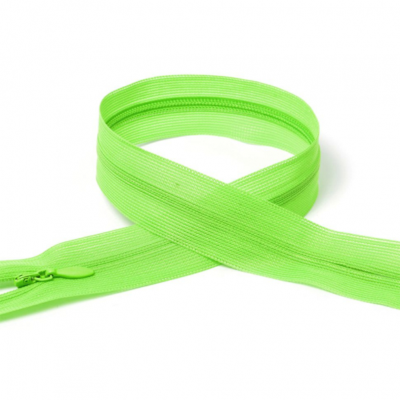 Молния MaxZipper пласт. потайная №3 50см н/р цв.F334 ярк.зеленый уп.50шт Молния MaxZipper пласт. потайная №3 50см н/р цв.F334 ярк.зеленый уп.50шт