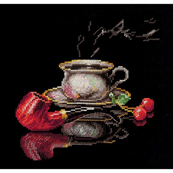 Набор для вышивания СДЕЛАЙ СВОИМИ РУКАМИ арт.К-27 Кофе для него 25х22 см