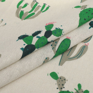 Ткань Лен, арт.TBY-DJ-48, 140г/м?, 30% лен 70% хлопок, шир.150см, уп.3м