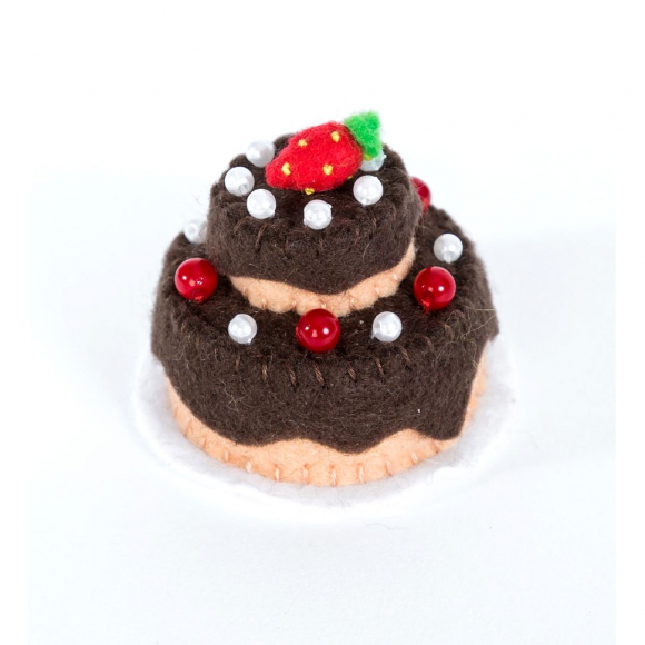 Набор для изготовления игрушки из фетра арт.ПФЗД-1011 Поросенок Пекарь 15,5 см