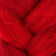 Шерсть для валяния КАМТ Лента для валяния (шерсть п/т 100%) 1х50г/2,1м цв.091 вишня