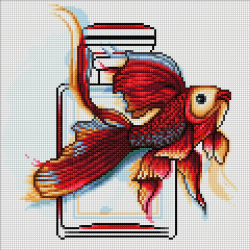 Кристальная мозаика на холсте ФРЕЯ арт.ALVA-30 Загадай желание 30х30 см