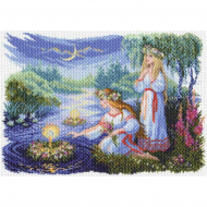 Рисунок на канве МАТРЕНИН ПОСАД арт.37х49 - 1628 Ночь на Ивана Купалу Рисунок на канве МАТРЕНИН ПОСАД арт.37х49 - 1628 Ночь на Ивана Купалу