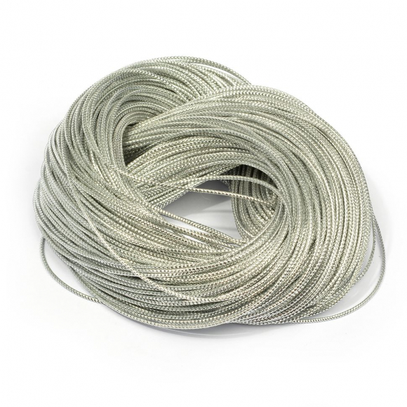 Шнур декоративный металлизированный арт.TBY.SHDM31 2мм цв.серебро уп.100м Шнур декоративный металлизированный арт.TBY.SHDM31 2мм цв.серебро уп.100м