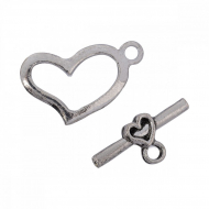 Замок Тогл MAGIC 4 HOBBY для бус арт.MH.111920-2 цв. серебро 19х5 мм уп.20шт Замок Тогл MAGIC 4 HOBBY для бус арт.MH.111920-2 цв. серебро 19х5 мм уп.20шт