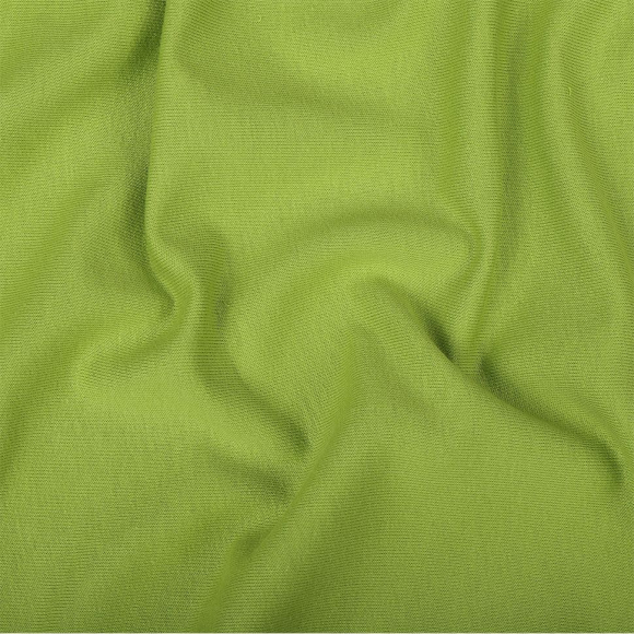 Ткань трикотаж Футер 2х нитка петля с лайкрой 240г пенье 180см сочный лайм 16-5127 уп.6м