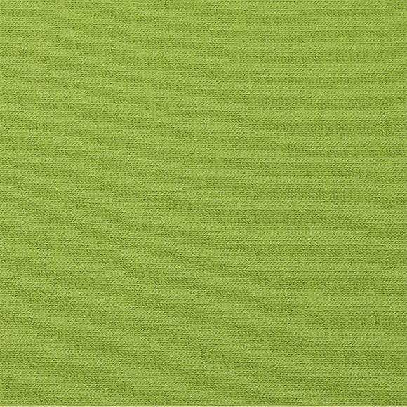 Ткань трикотаж Футер 2х нитка петля с лайкрой 240г пенье 180см сочный лайм 16-5127 уп.6м