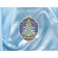 Набор для вышивания бисером MILL HILL Ледяная елочка 6х8 см