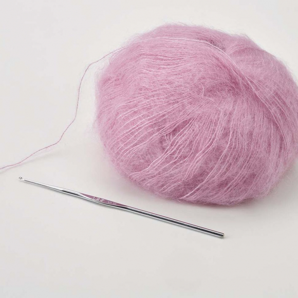 14168_Крючок вязальный, экстратонкий, сталь addiFine №1,75, 13 см