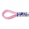Нитки для вышивания Gamma мулине NM металлик 100% полиэстер 12 x 8 м цв.М-26 нежно-розовый