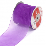 Лента капрон арт.JF-001 шир.75мм цв.041 св.фиолетовый уп.22,85 м А
