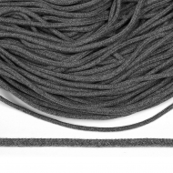 Шнур круглый х/б 08мм с наполнителем ШП-8 цв. 030 т.серый уп.100 м
