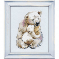 Набор для вышивания ОВЕН арт. 1144 Мамино тепло 16х21 см