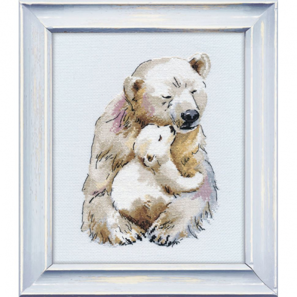 Набор для вышивания ОВЕН арт. 1144 Мамино тепло 16х21 см