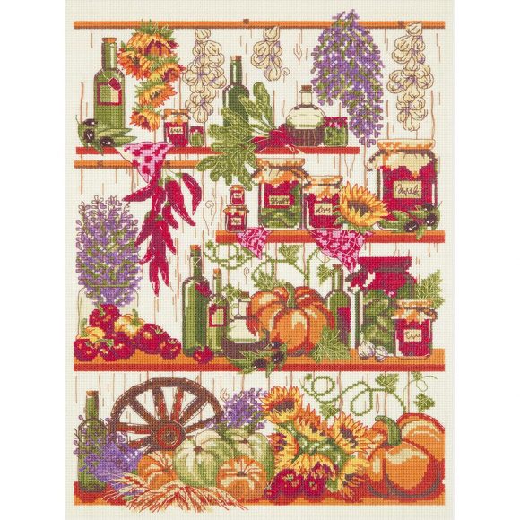 Набор для вышивания PANNA арт. KT-7006 Кладовая осени 23х32,5 см