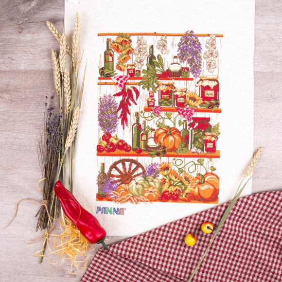 Набор для вышивания PANNA арт. KT-7006 Кладовая осени 23х32,5 см